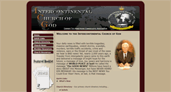 Desktop Screenshot of intercontinentalcog.org